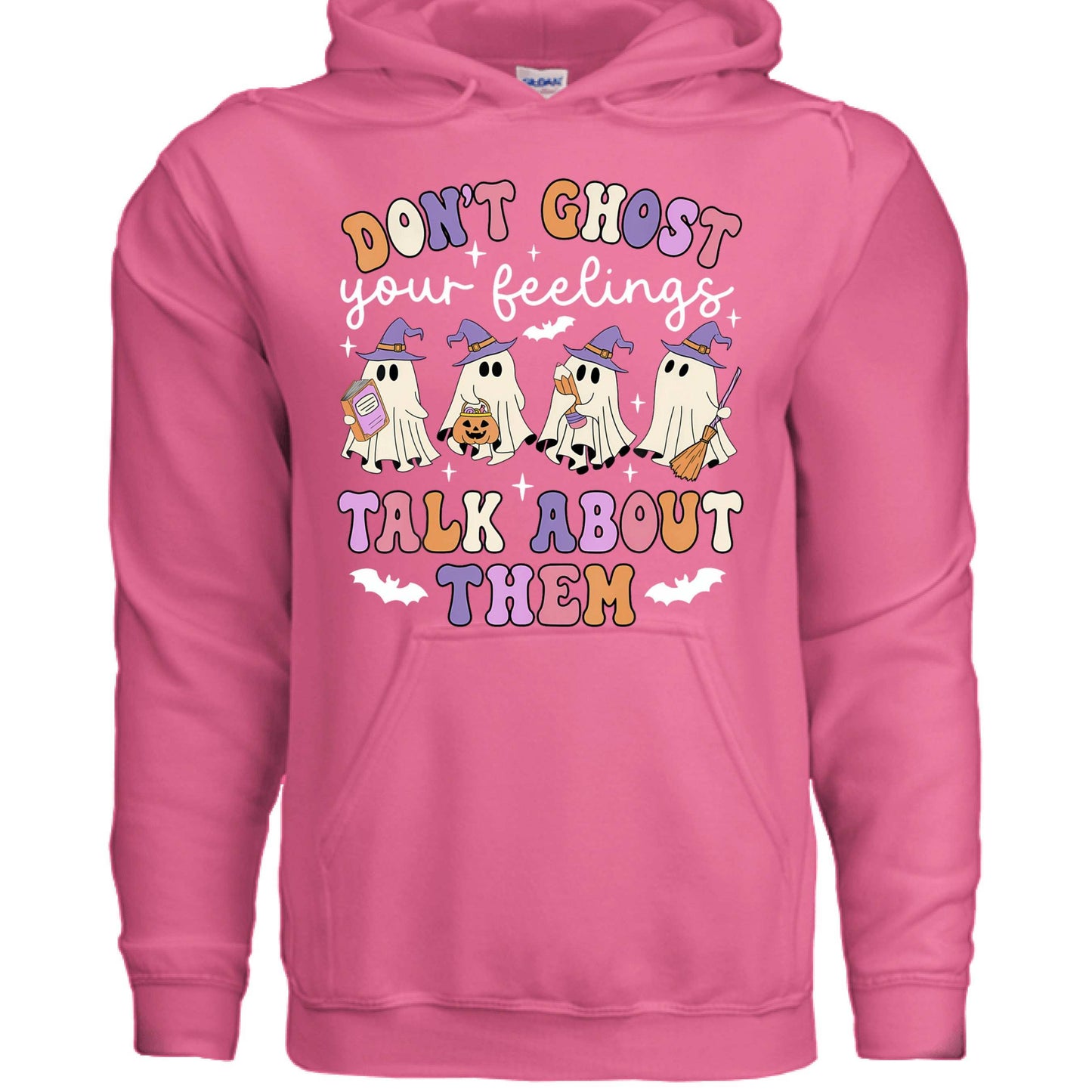 Don't Ghost Feelings Talk About Them Sweatshirt - Mental Health Awareness Hoodie - Purrfect Pet Haven