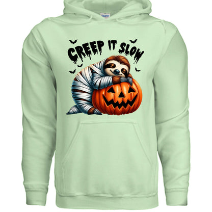 Cute Sloth Pumpkin Halloween Hoodie - Cozy Fall Sweatshirt - Purrfect Pet Haven