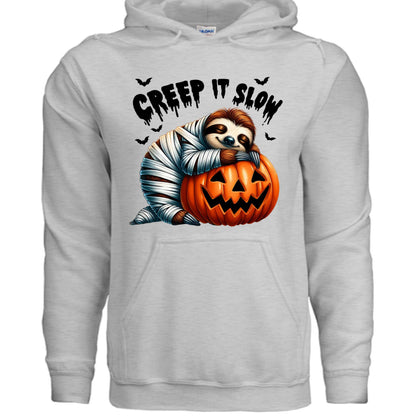Cute Sloth Pumpkin Halloween Hoodie - Cozy Fall Sweatshirt - Purrfect Pet Haven