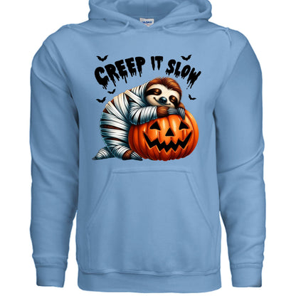 Cute Sloth Pumpkin Halloween Hoodie - Cozy Fall Sweatshirt - Purrfect Pet Haven