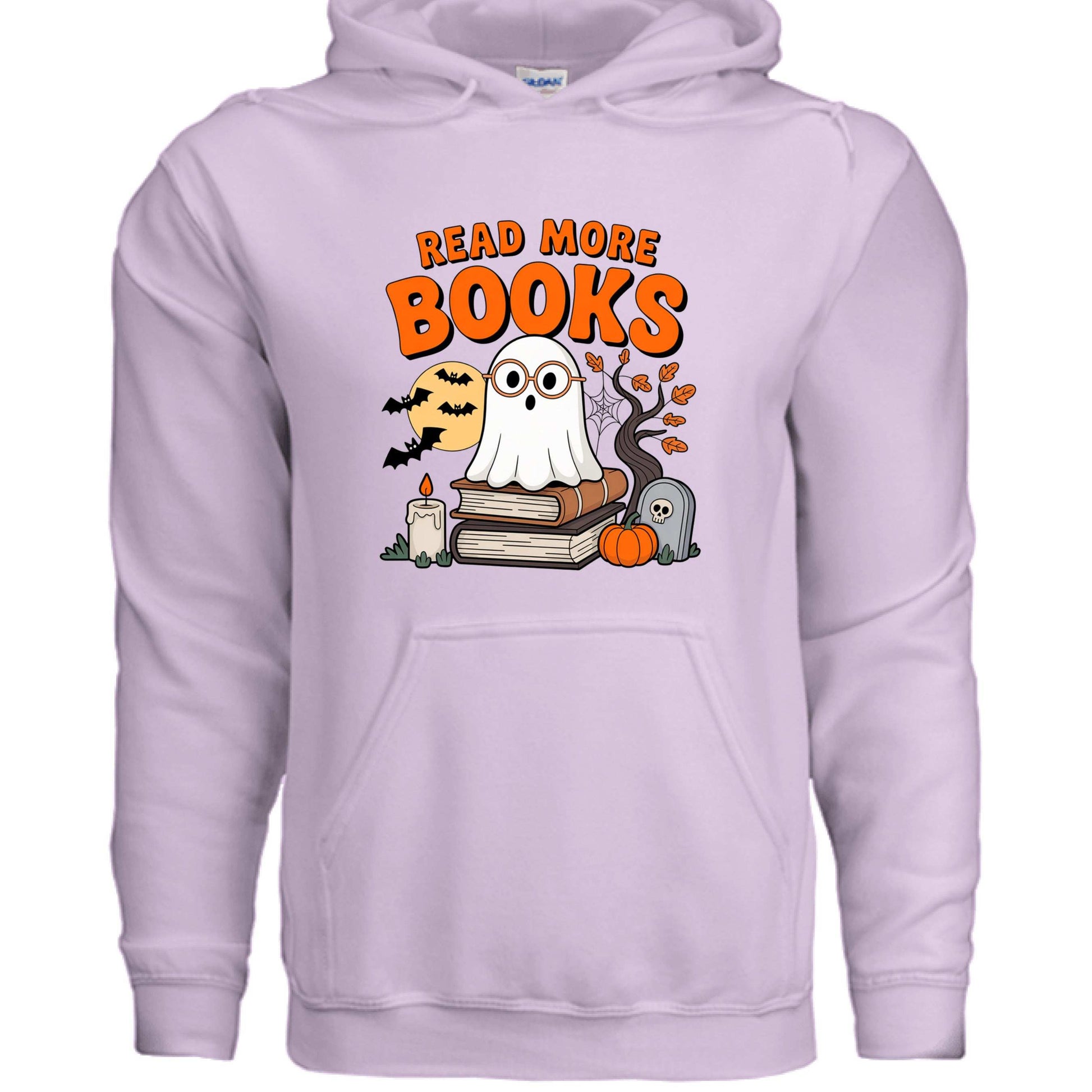 Halloween Cute Ghost Read More Books Hoodie Sweatshirt - Purrfect Pet Haven