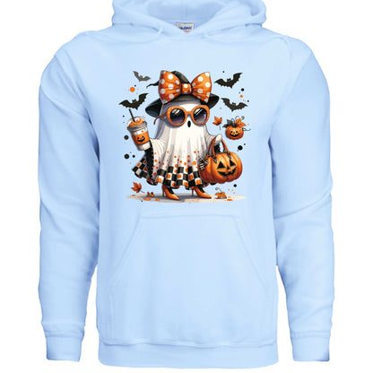 Cute Ghost Halloween Hoodie - Trick or Treat Sweatshirt - Purrfect Pet Haven