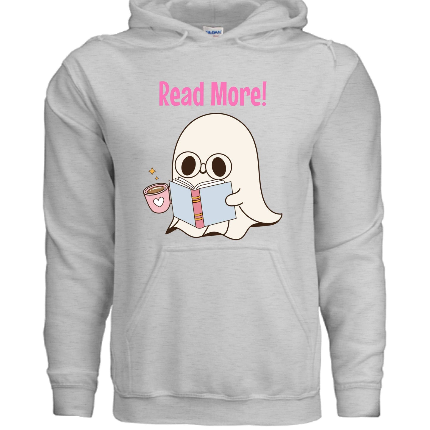 Cute Ghost Read More Hoodie Sweatshirt - Bookworm Halloween - Purrfect Pet Haven
