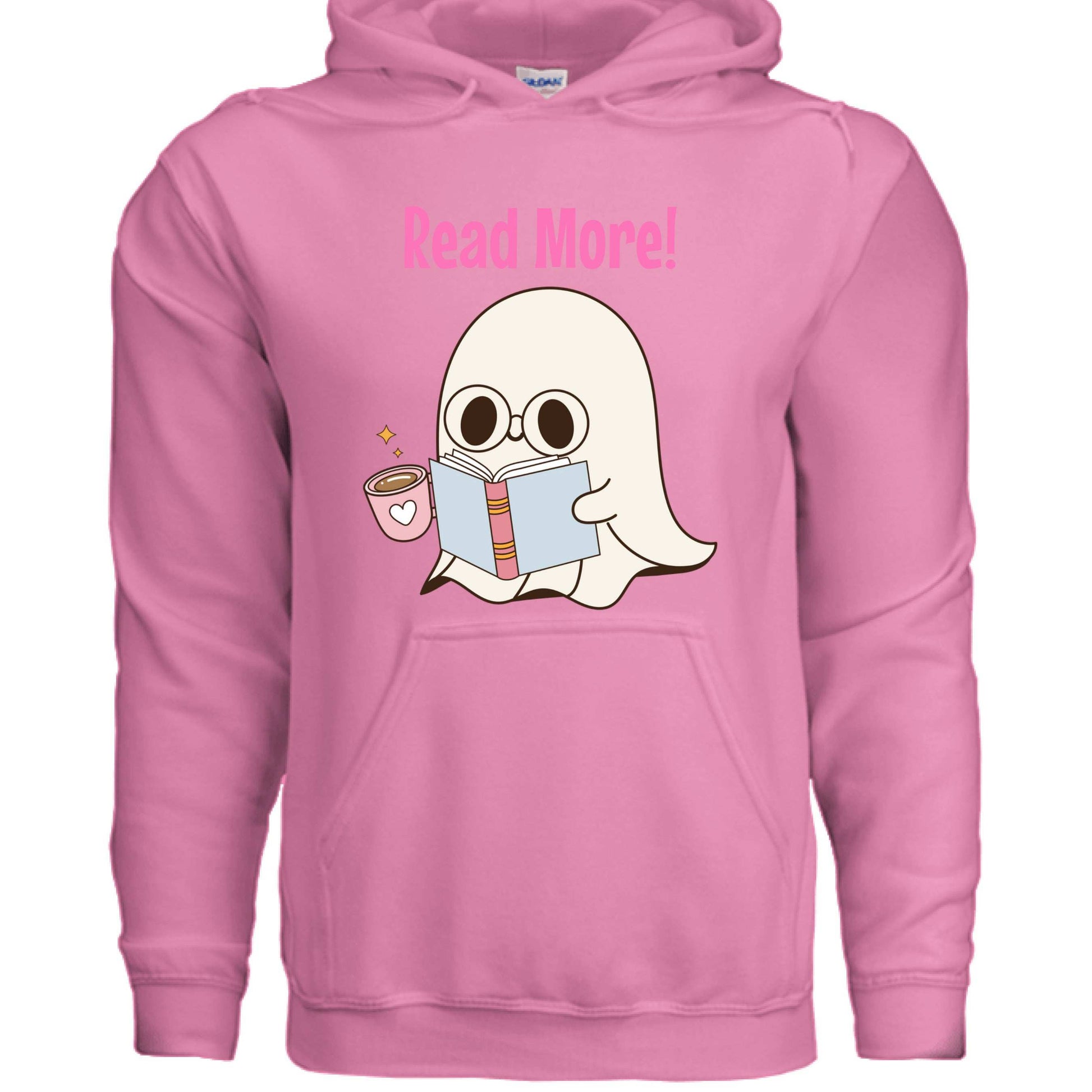Cute Ghost Read More Hoodie Sweatshirt - Bookworm Halloween - Purrfect Pet Haven