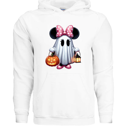 Cute Minnie Mouse Ghost Hoodie Sweatshirt - Disney Halloween - Purrfect Pet Haven
