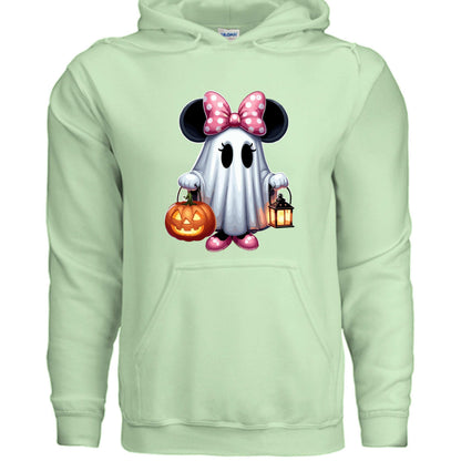 Cute Minnie Mouse Ghost Hoodie Sweatshirt - Disney Halloween - Purrfect Pet Haven