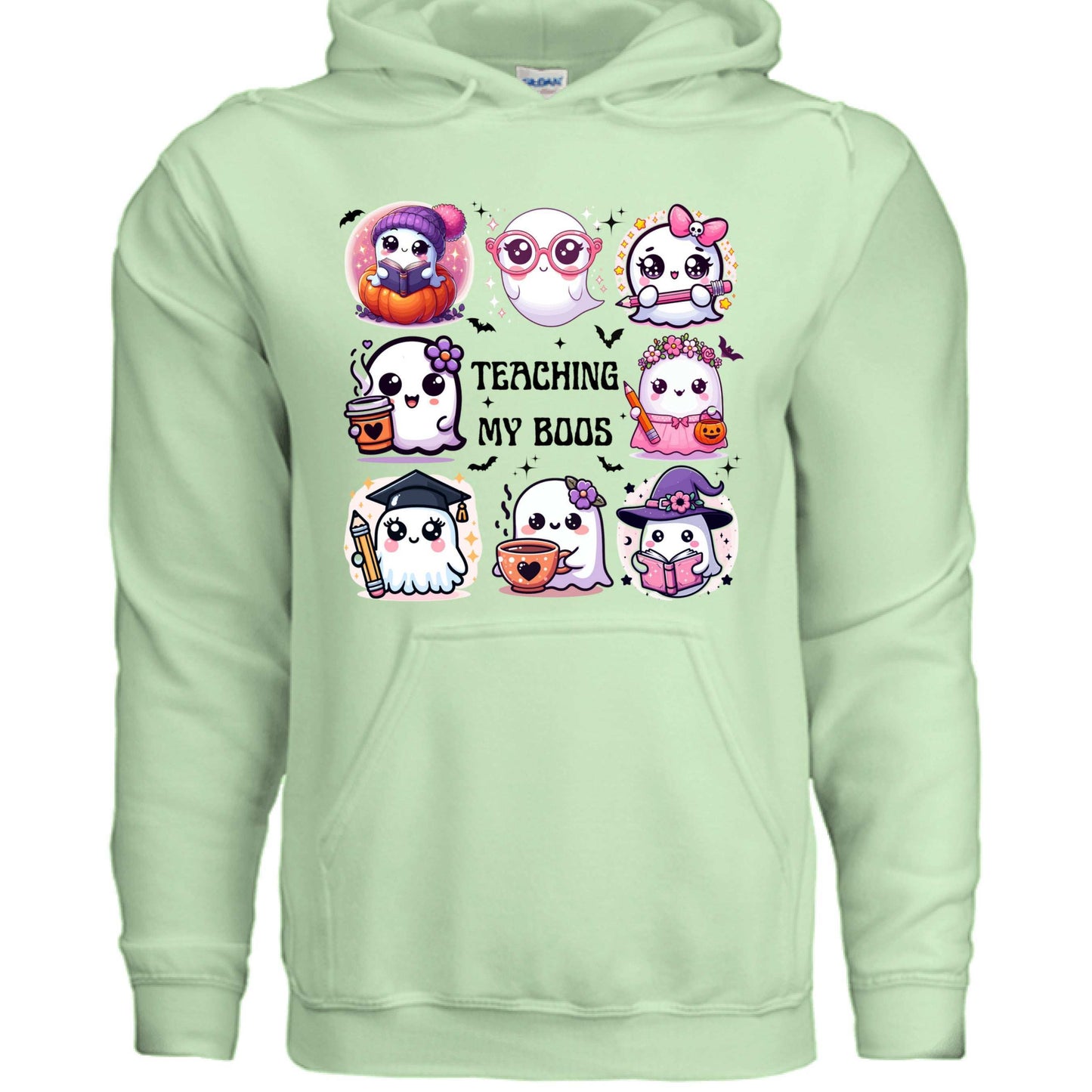 Teaching My Boos Hoodie Sweatshirt - Teacher Halloween Style - Purrfect Pet Haven