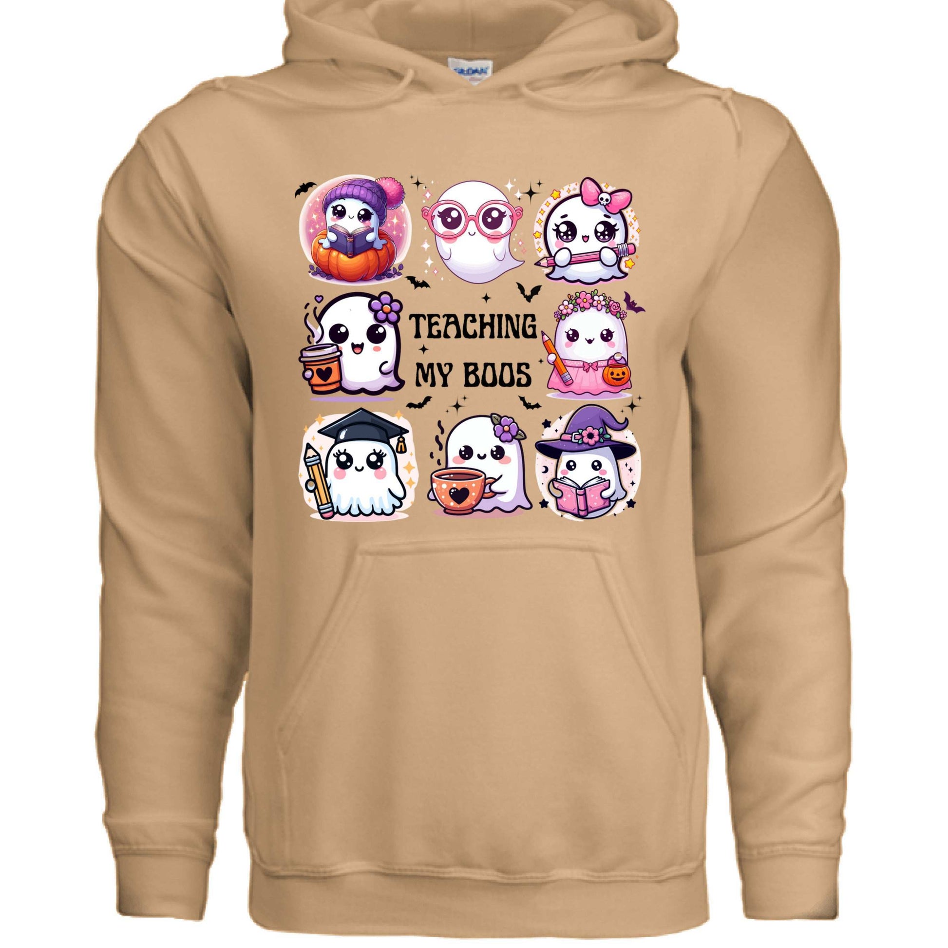 Teaching My Boos Hoodie Sweatshirt - Teacher Halloween Style - Purrfect Pet Haven