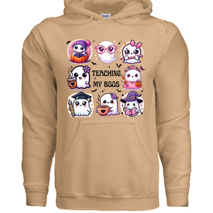 Teaching My Boos Hoodie Sweatshirt - Teacher Halloween Style - Purrfect Pet Haven