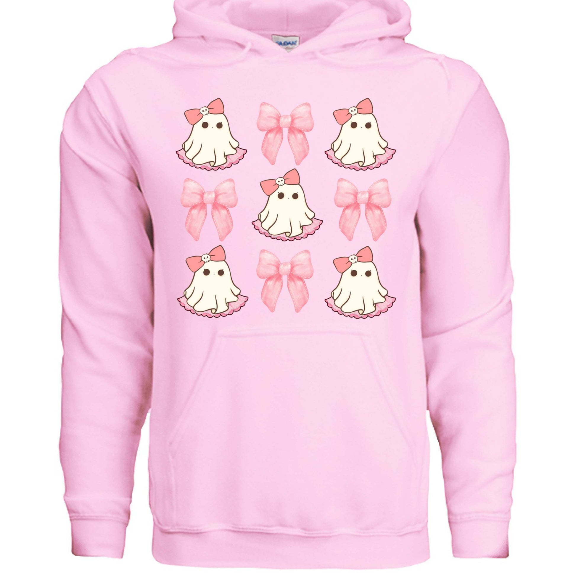 Cute Ghost Bows Hoodie Sweatshirt - Adorable Halloween Style - Purrfect Pet Haven