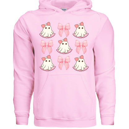 Cute Ghost Bows Hoodie Sweatshirt - Adorable Halloween Style - Purrfect Pet Haven