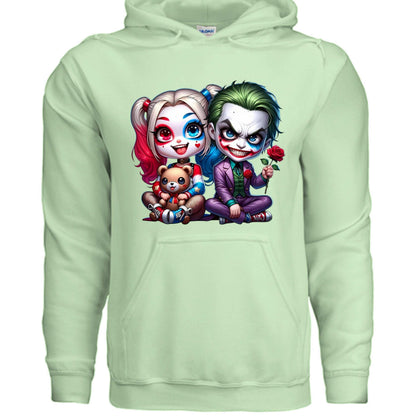 Creepy Couple Hoodie Sweatshirt - Halloween Matching Style - Purrfect Pet Haven