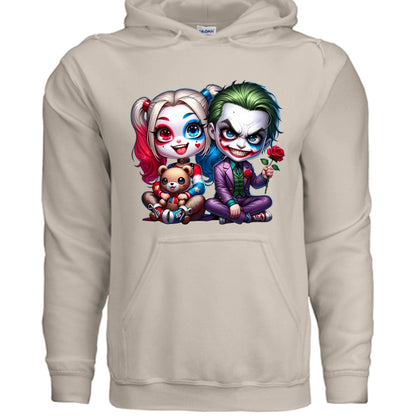 Creepy Couple Hoodie Sweatshirt - Halloween Matching Style - Purrfect Pet Haven