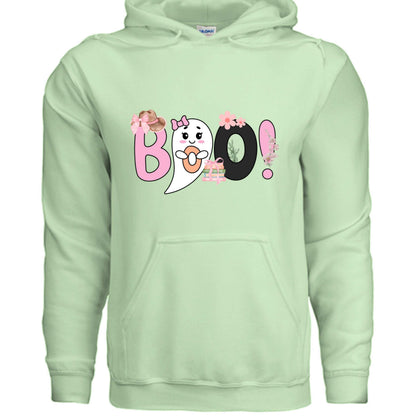 Cute Boo Ghost Hoodie Sweatshirt - Adorable Halloween Style - Purrfect Pet Haven