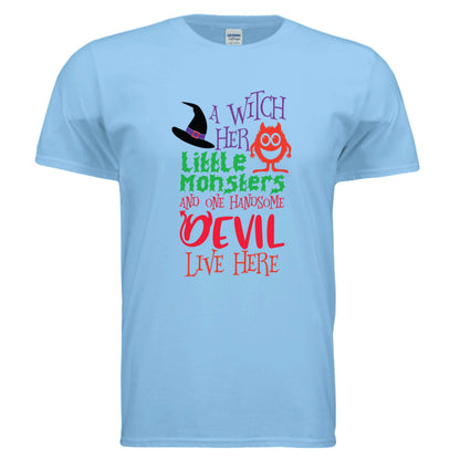 Witch and Family T-Shirt - Halloween Family Style - Purrfect Pet Haven