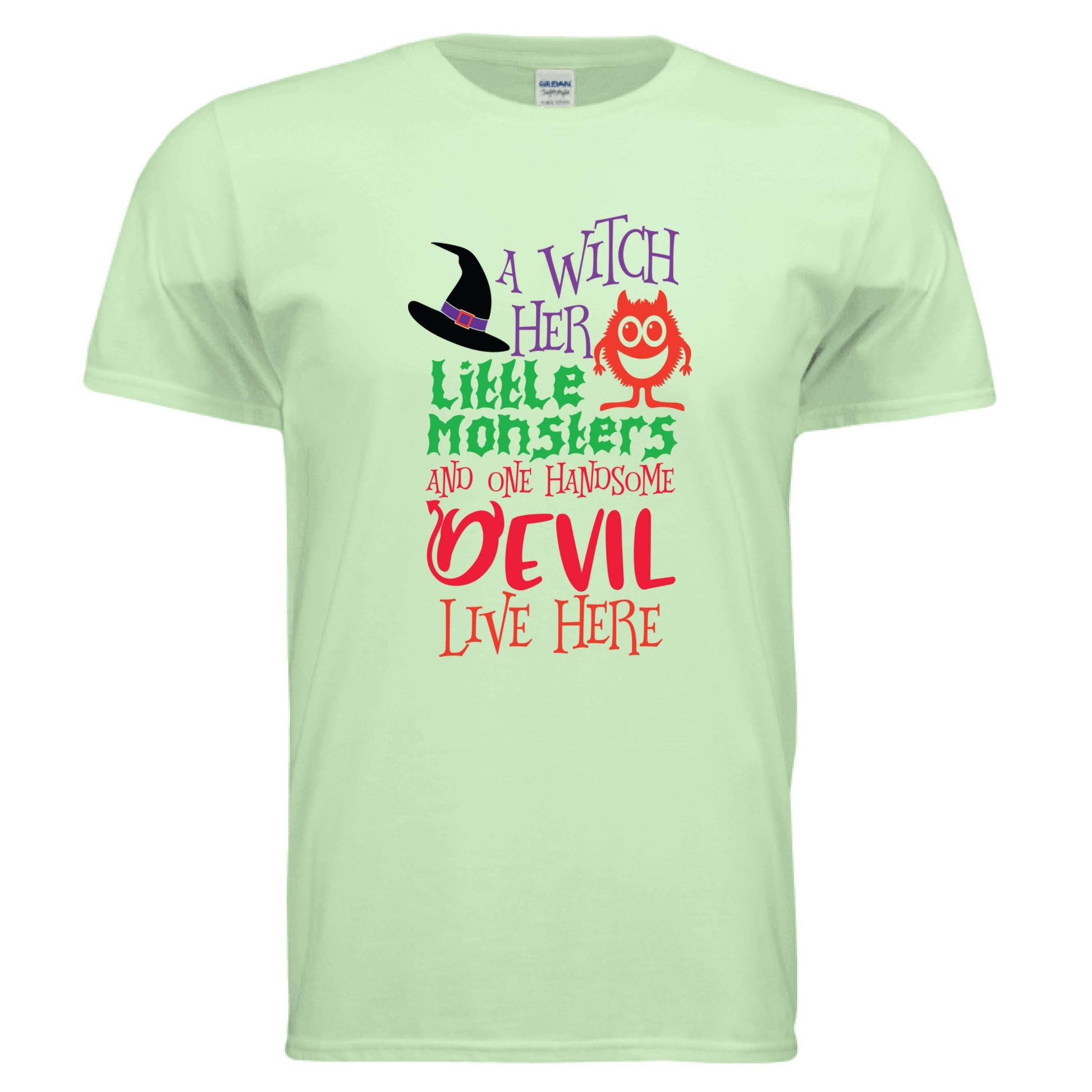 Witch and Family T-Shirt - Halloween Family Style - Purrfect Pet Haven