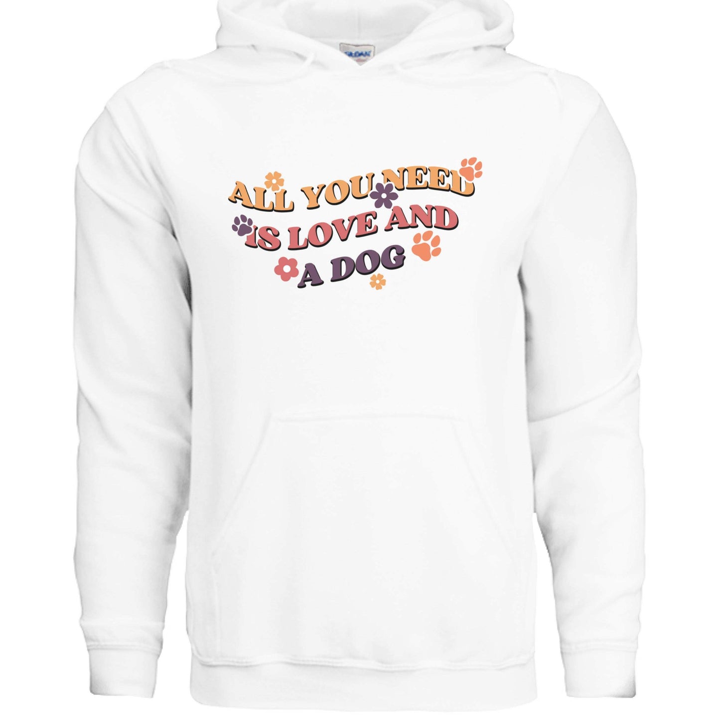 Love and a Dog Hoodie Sweatshirt - Dog Lover Style - Purrfect Pet Haven