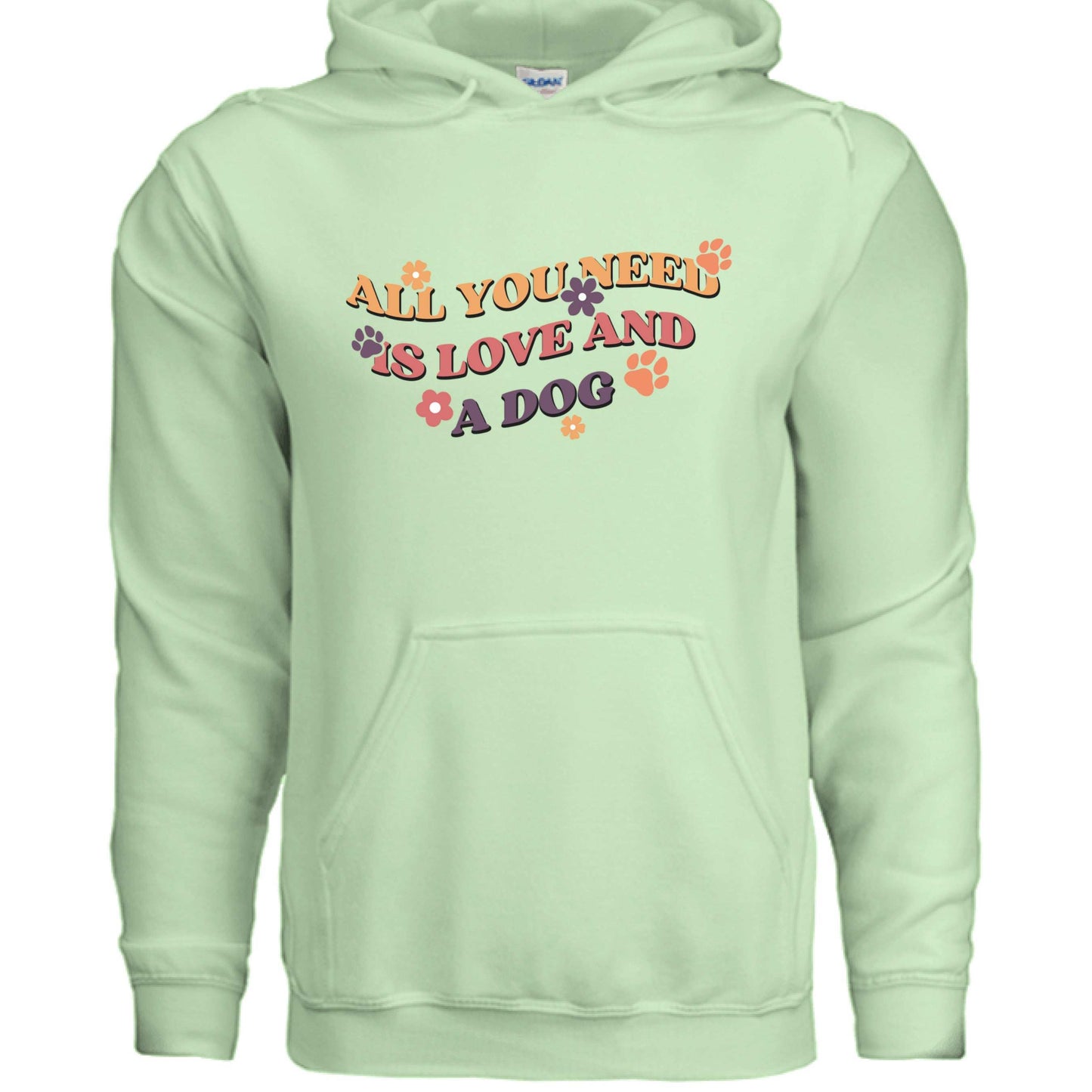 Love and a Dog Hoodie Sweatshirt - Dog Lover Style - Purrfect Pet Haven