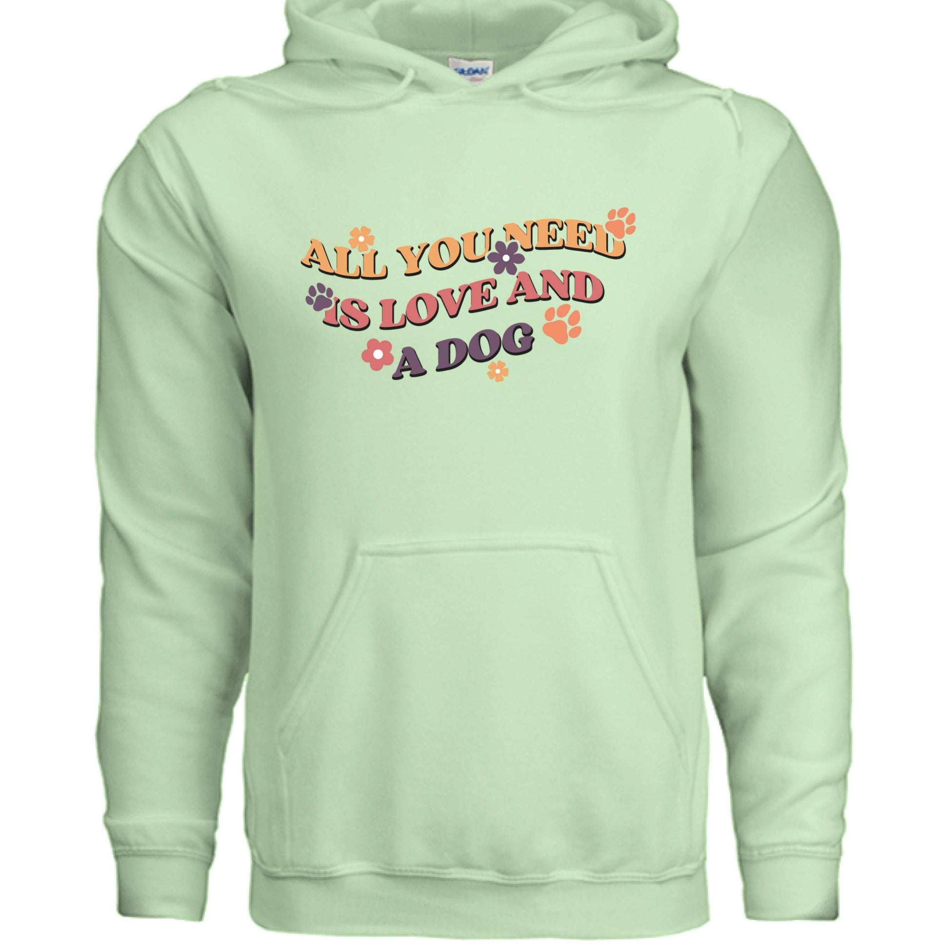 Love and a Dog Hoodie Sweatshirt - Dog Lover Style - Purrfect Pet Haven