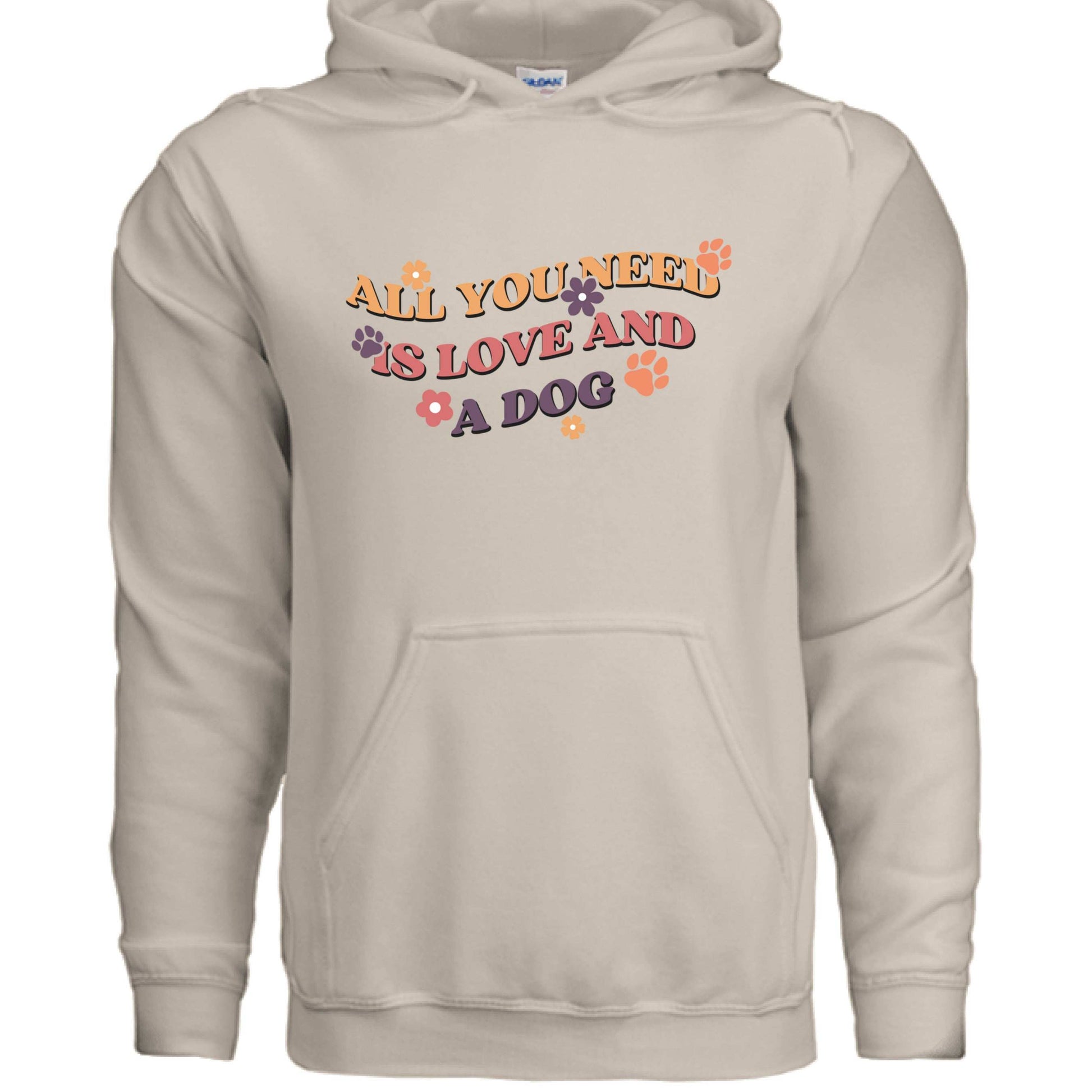 Love and a Dog Hoodie Sweatshirt - Dog Lover Style - Purrfect Pet Haven