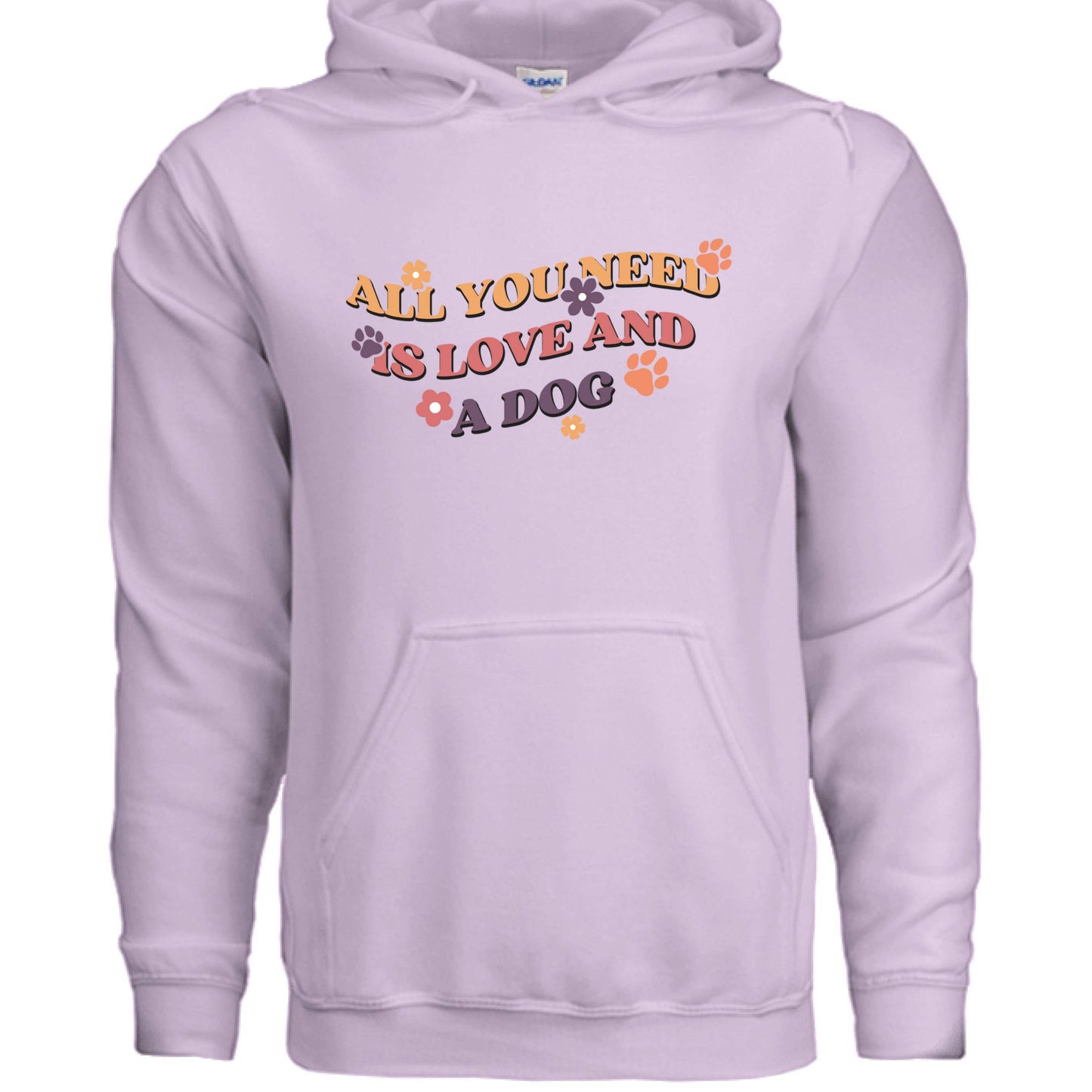 Love and a Dog Hoodie Sweatshirt - Dog Lover Style - Purrfect Pet Haven
