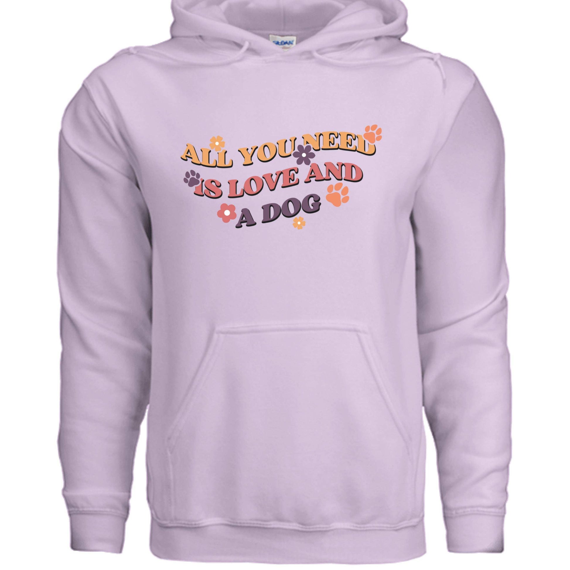 Love and a Dog Hoodie Sweatshirt - Dog Lover Style - Purrfect Pet Haven
