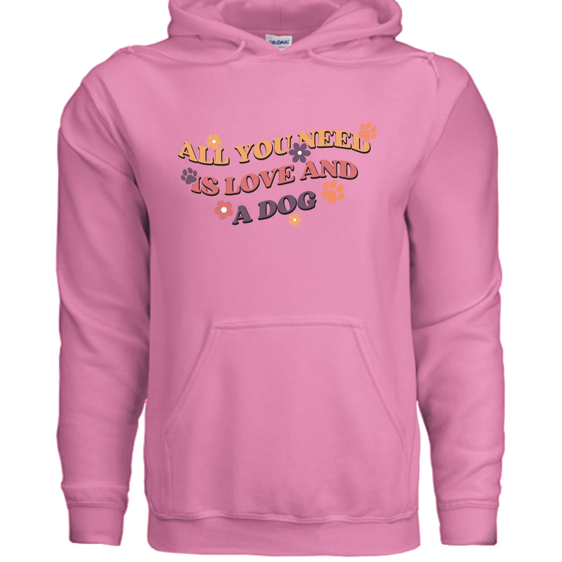 Love and a Dog Hoodie Sweatshirt - Dog Lover Style - Purrfect Pet Haven