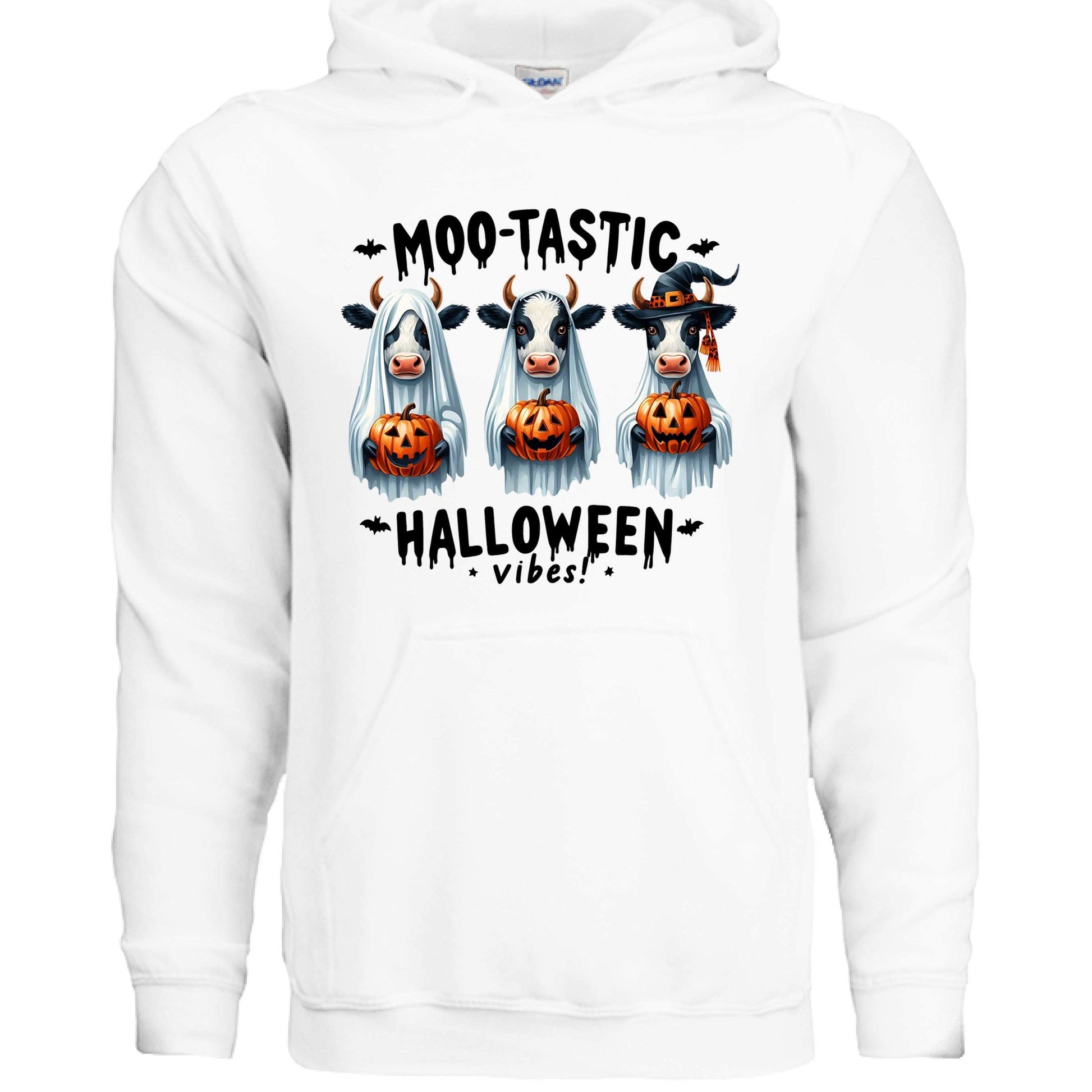 Moo-Tastic Hoodie Sweatshirt - Cow Print Style - Purrfect Pet Haven