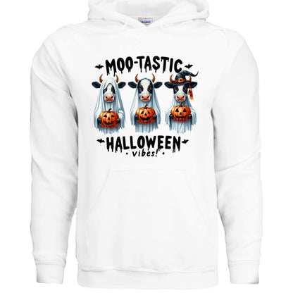 Moo-Tastic Hoodie Sweatshirt - Cow Print Style - Purrfect Pet Haven