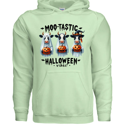 Moo-Tastic Hoodie Sweatshirt - Cow Print Style - Purrfect Pet Haven