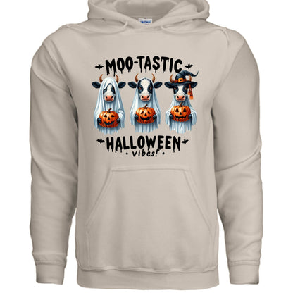 Moo-Tastic Hoodie Sweatshirt - Cow Print Style - Purrfect Pet Haven