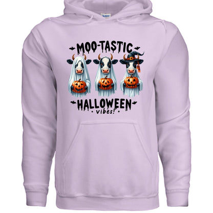 Moo-Tastic Hoodie Sweatshirt - Cow Print Style - Purrfect Pet Haven