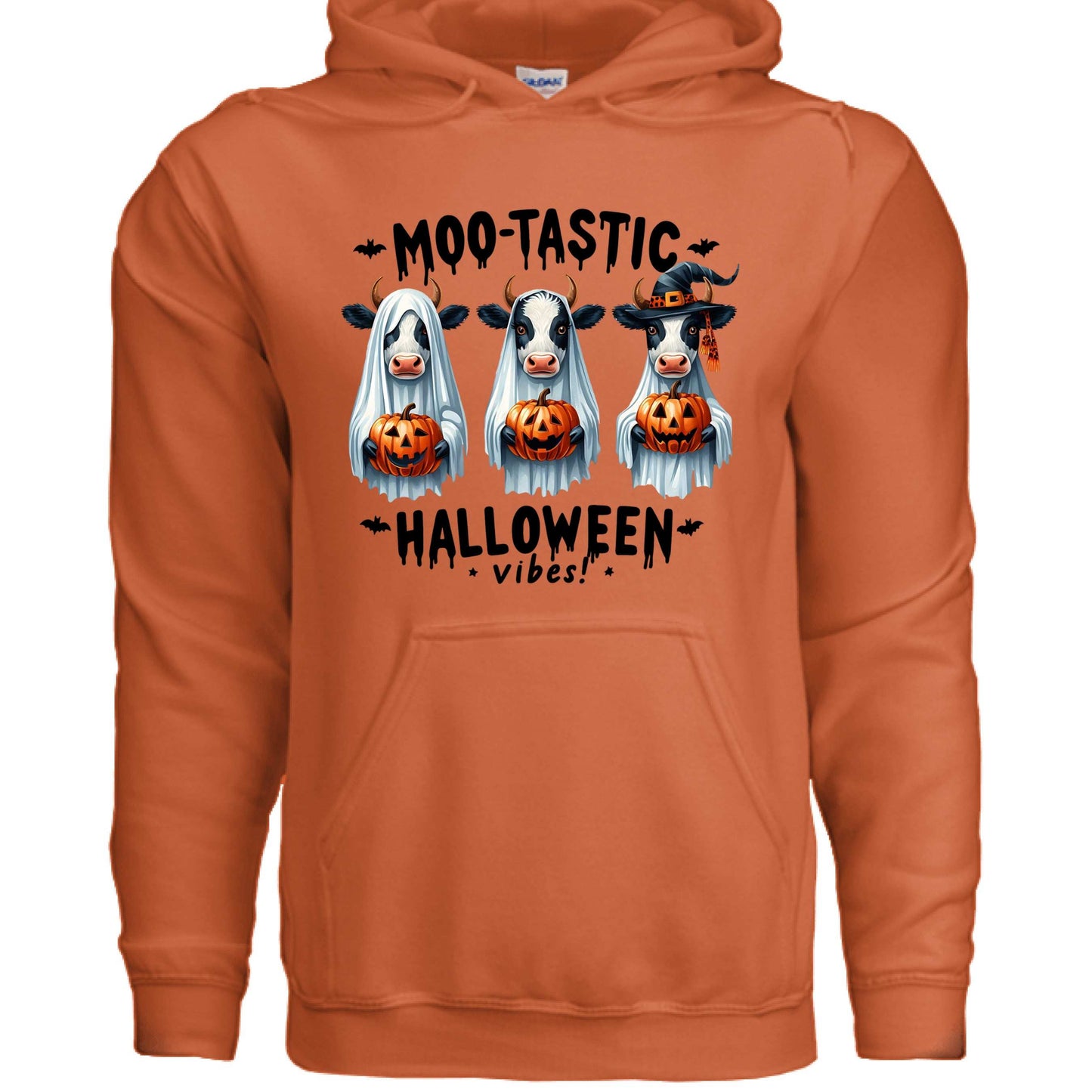 Moo-Tastic Hoodie Sweatshirt - Cow Print Style - Purrfect Pet Haven