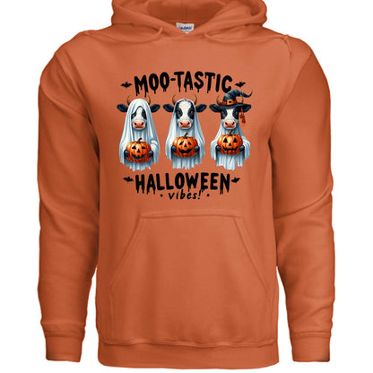 Moo-Tastic Hoodie Sweatshirt - Cow Print Style - Purrfect Pet Haven
