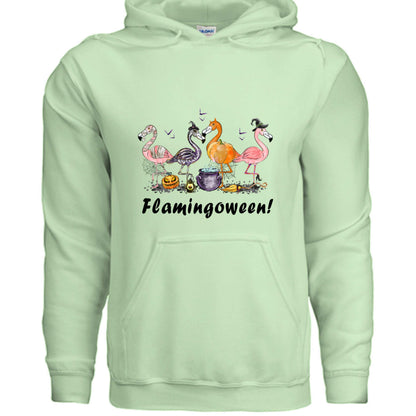 Flamingoween Hoodie Sweatshirt - Flamingo Halloween Style - Purrfect Pet Haven