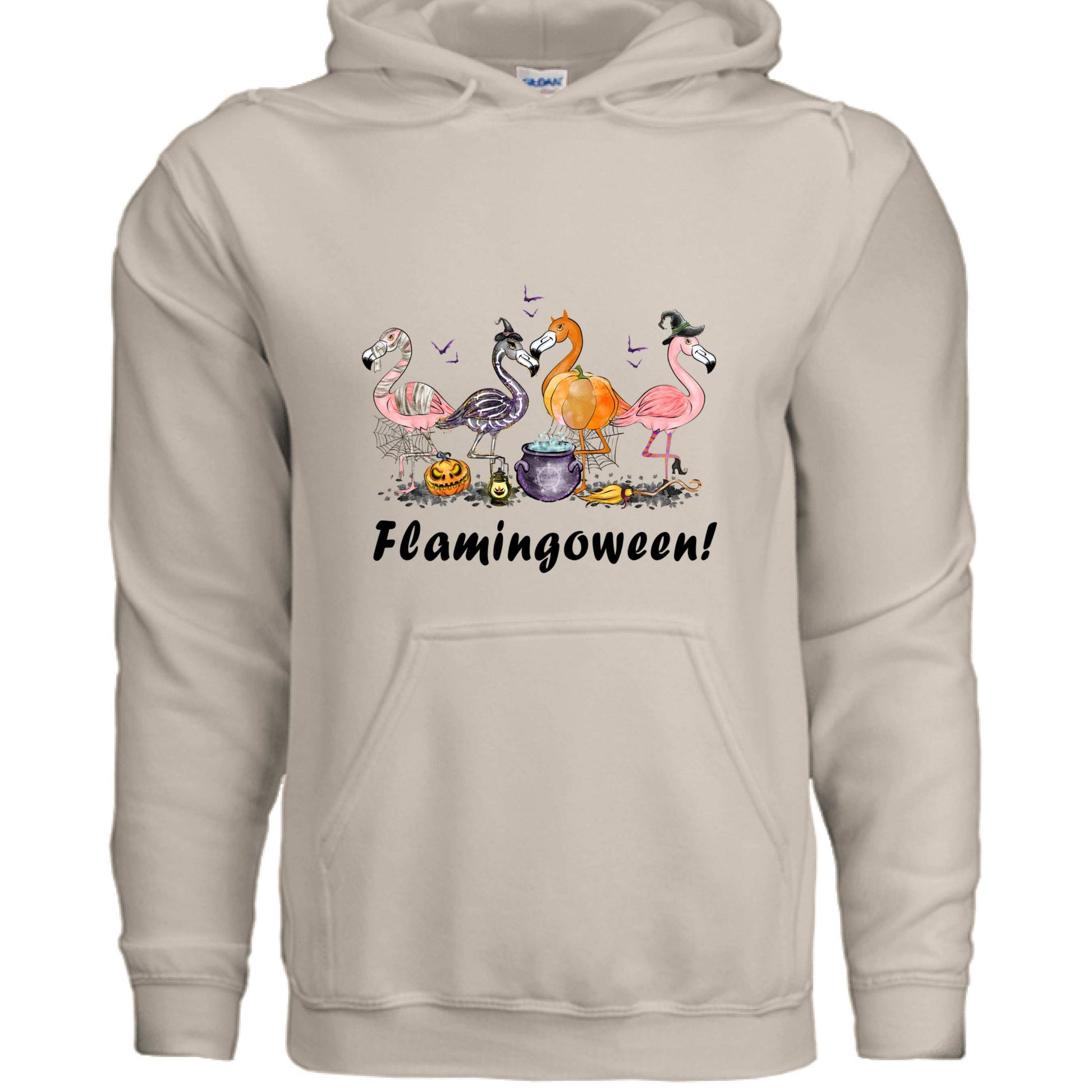 Flamingoween Hoodie Sweatshirt - Flamingo Halloween Style - Purrfect Pet Haven