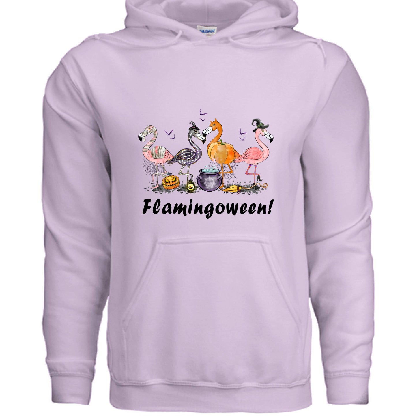 Flamingoween Hoodie Sweatshirt - Flamingo Halloween Style - Purrfect Pet Haven
