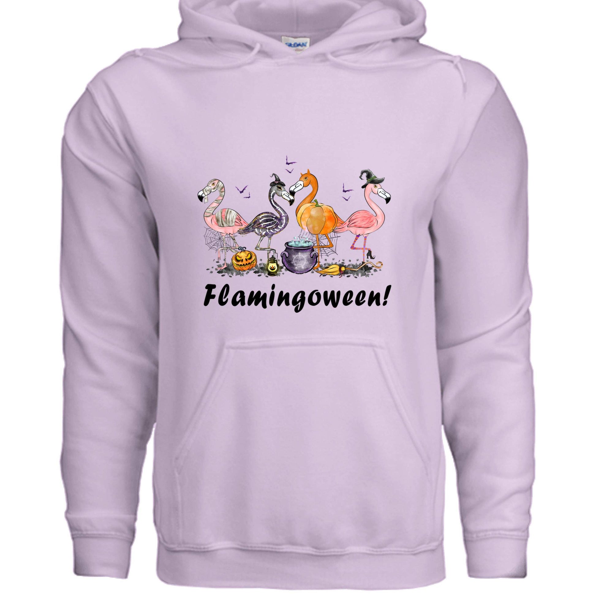 Flamingoween Hoodie Sweatshirt - Flamingo Halloween Style - Purrfect Pet Haven
