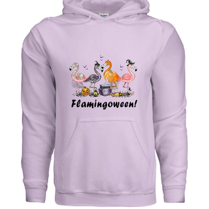 Flamingoween Hoodie Sweatshirt - Flamingo Halloween Style - Purrfect Pet Haven