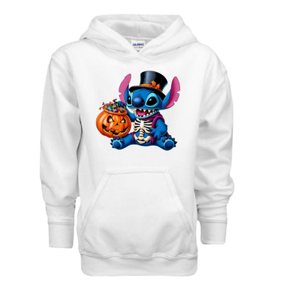 Skele-Stitch Youth Hoodie - Edgy Skeleton Style - Purrfect Pet Haven