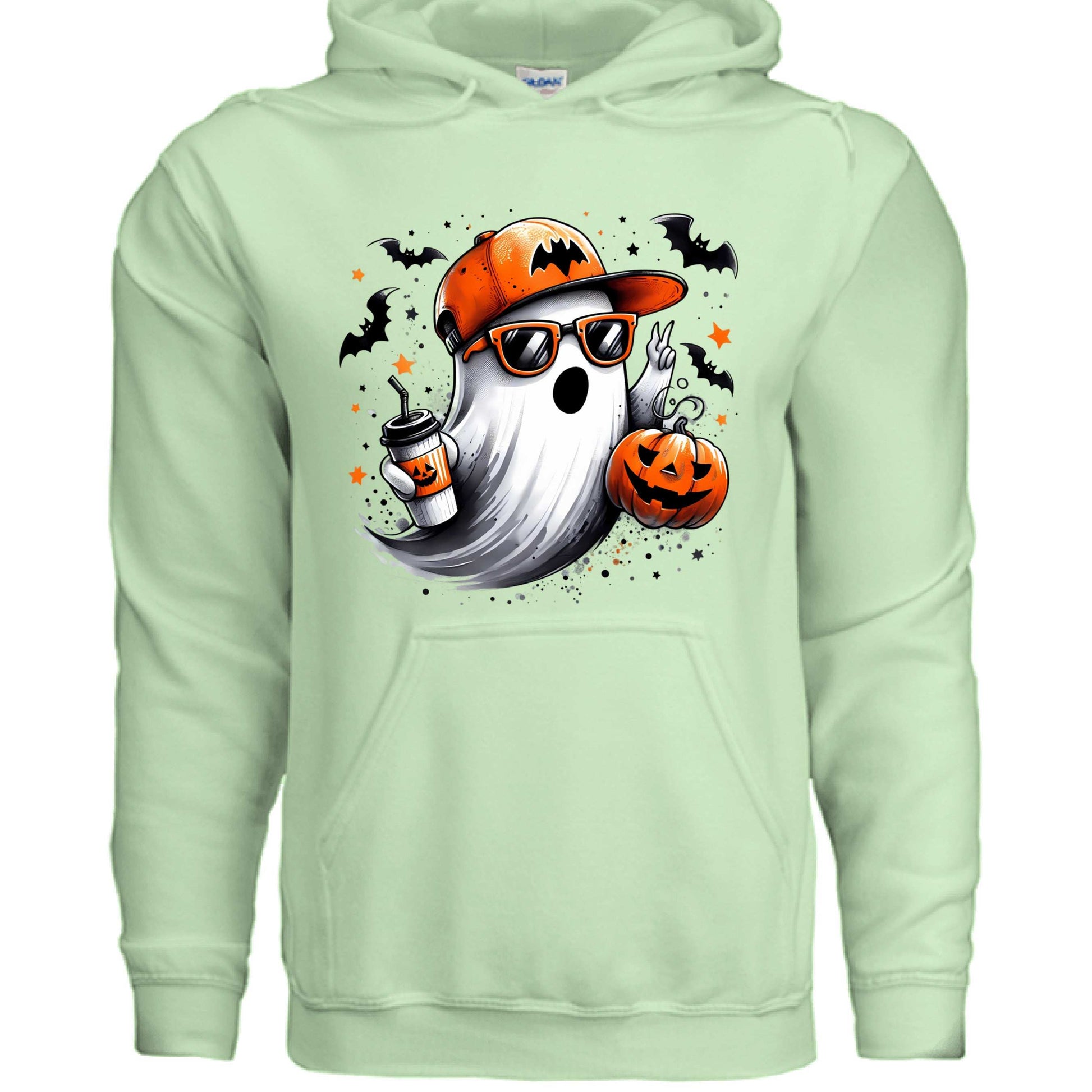 Ghost Throwing Deuces Hoodie - Playful Spirit Sweatshirt - Purrfect Pet Haven