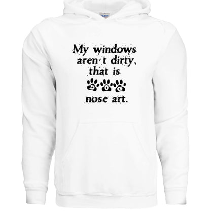 Window Nose Art Hoodie Sweatshirt - Pet Parent Comfort - Purrfect Pet Haven