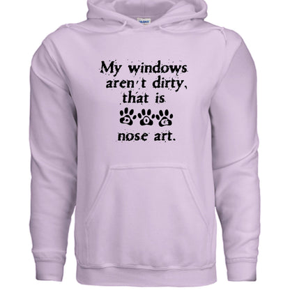 Window Nose Art Hoodie Sweatshirt - Pet Parent Comfort - Purrfect Pet Haven