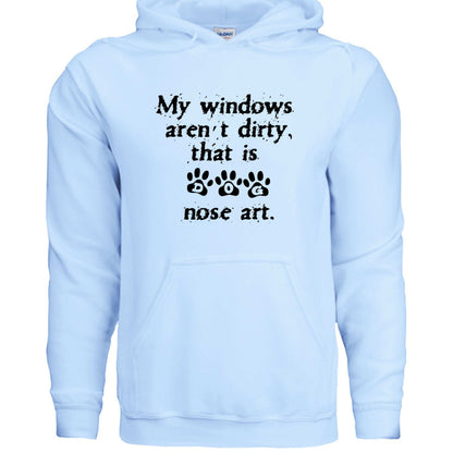 Window Nose Art Hoodie Sweatshirt - Pet Parent Comfort - Purrfect Pet Haven