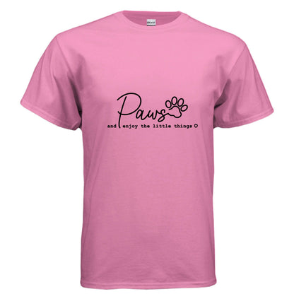 Enjoy Paws T-Shirt - Pet Lover Apparel for Dog & Cat Parents - Purrfect Pet Haven