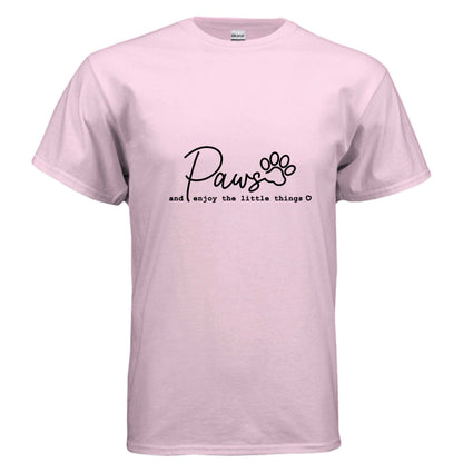 Enjoy Paws T-Shirt - Pet Lover Apparel for Dog & Cat Parents - Purrfect Pet Haven