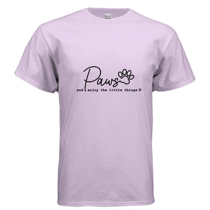 Enjoy Paws T-Shirt - Pet Lover Apparel for Dog & Cat Parents - Purrfect Pet Haven