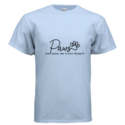 Enjoy Paws T-Shirt - Pet Lover Apparel for Dog & Cat Parents - Purrfect Pet Haven
