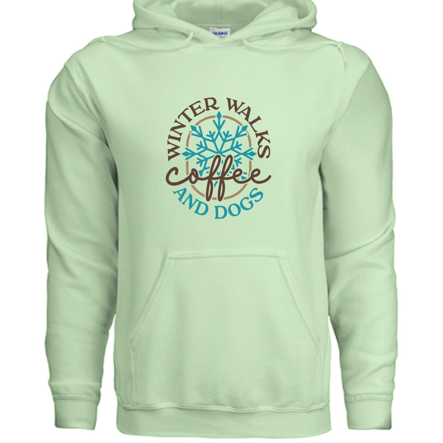 Winter Walk Coffee Hoodie Sweatshirt - Cozy Coffee Lover - Purrfect Pet Haven