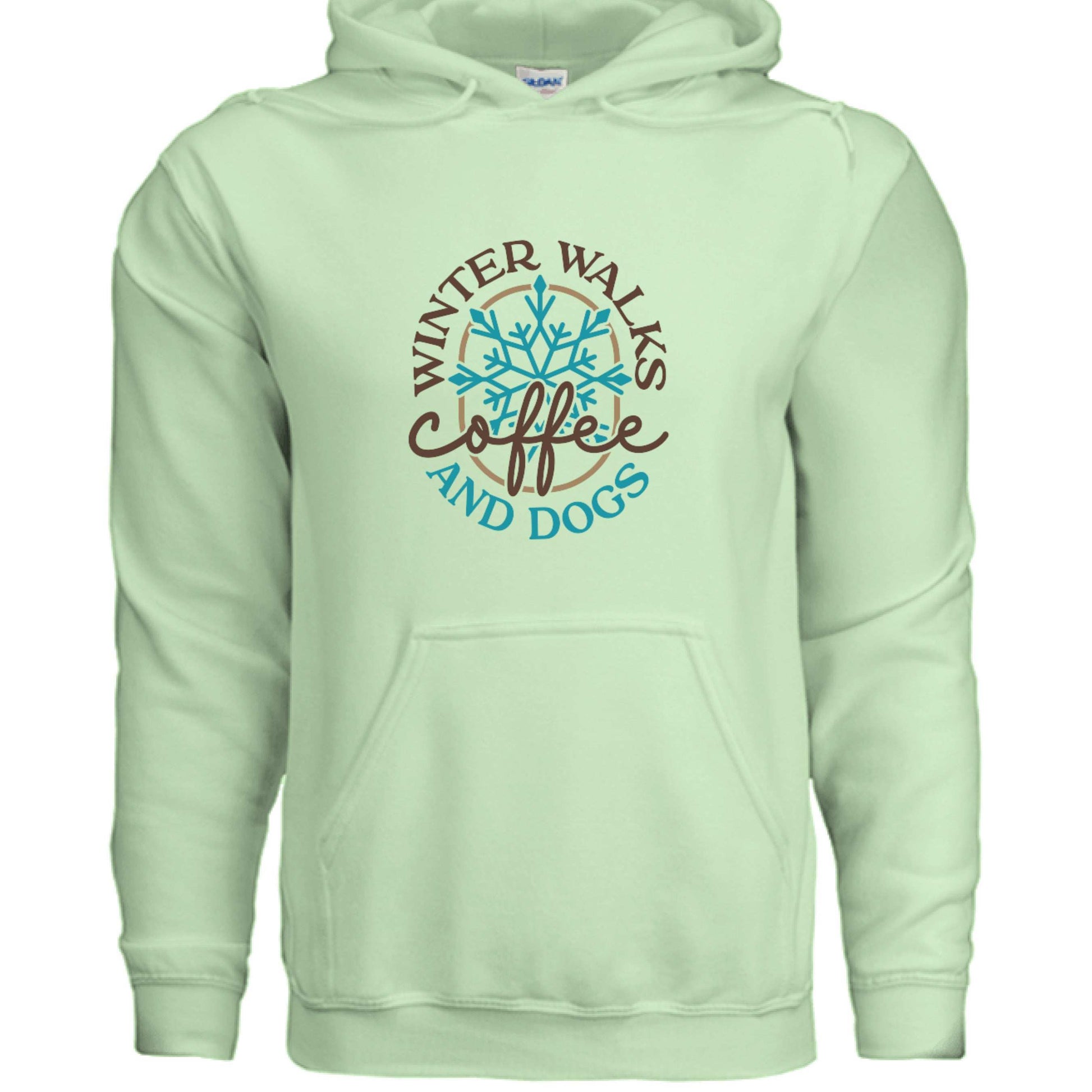 Winter Walk Coffee Hoodie Sweatshirt - Cozy Coffee Lover - Purrfect Pet Haven